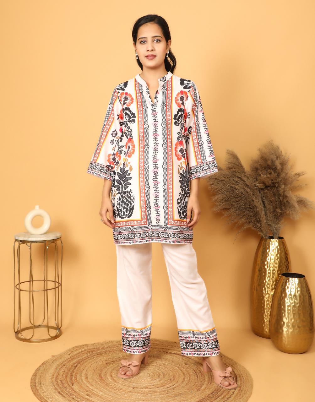 Trendy Multi Floral Print Co-ord Set